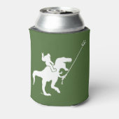 T-rex en bigfoot selfie blikjeskoeler (Blikje Achterkant)