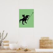 T-rex en bigfoot selfie poster (Keuken)