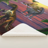 T-REX en BRONTASOURUS Sherpa Deken (3/4)