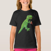 T-Rex en Pizza T-shirt (Voorkant)