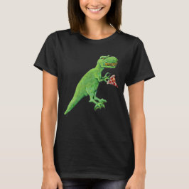 T-Rex en Pizza T-shirt