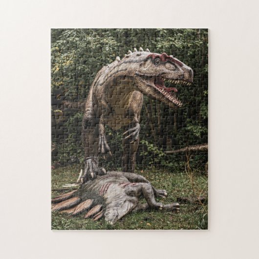T-Rex en Stegosaurus Legpuzzel (Verticaal)
