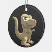 T-Rex en Stegosaurus-Ornament Keramisch Ornament (Links)