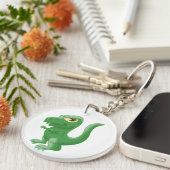 T-Rex en Stegosaurus Sleutelhanger (Voorkant Rechts)