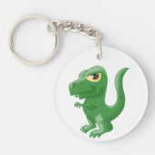 T-Rex en Stegosaurus Sleutelhanger (Voorkant)
