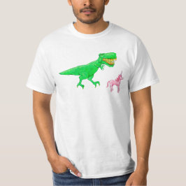 T-Rex en Unicorn T-shirt