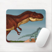 T-Rex en Velociraptor Muismat (Met muis)