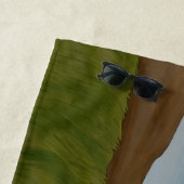 T-Rex en Velociraptor Strandlaken (In situ)