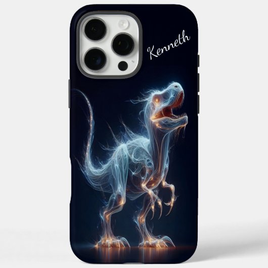 T-rex etherische gloed Case-Mate iPhone case (Achterkant)