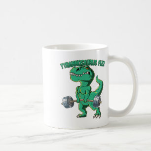 T-rex Fitness Bodybuilding Tyrannosaurus Flex  Koffiemok