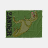  T-Rex Fleece Deken (Voorkant (Horizontaal))