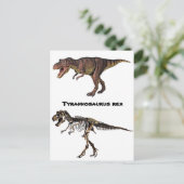 T-rex Flesh-n-Bone, Briefkaart (Staand voorkant)