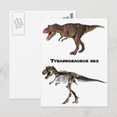 T-rex Flesh-n-Bone, Briefkaart (Voorkant / Achterkant)