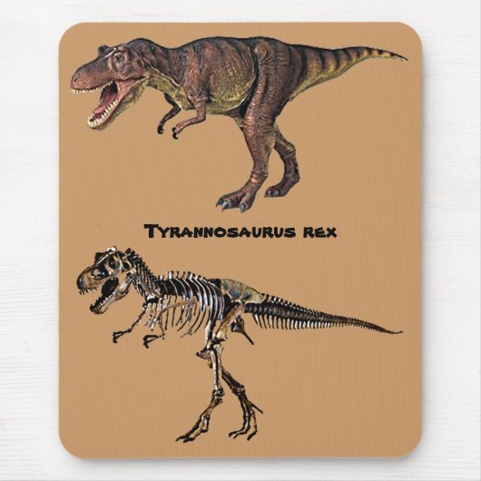 T-rex Flesh-n-Bone,Mousepad Muismat (Voorkant)