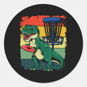 T Rex Frisbee Dinosaurus Recreatieve Werper Dino D Ronde Sticker