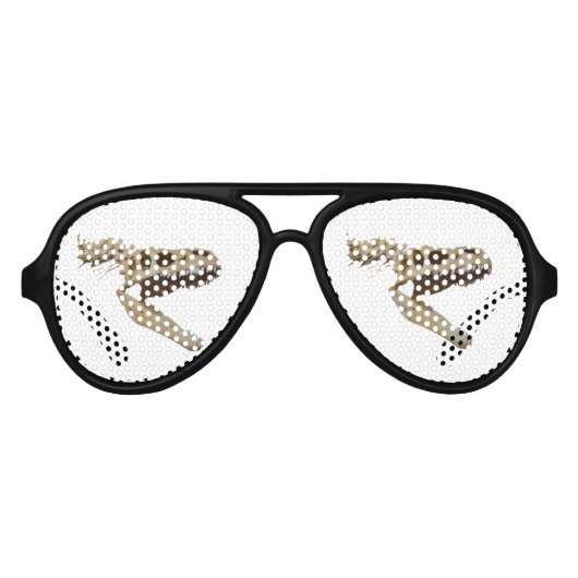 T-rex,_Fun_Party_Sunbril. Aviator Zonnebril (Voorkant)