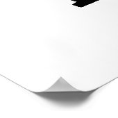 T-Rex Funny Alphabet Dinosaur Pun Poster (Hoek)