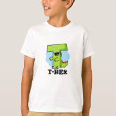 T-Rex Funny Alphabet Dinosaur Pun T-shirt (Voorkant)