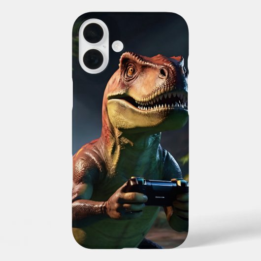 T-Rex Gamer Dino Art Case-Mate iPhone Case (Achterkant)
