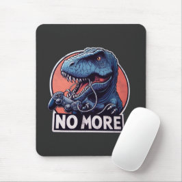 T-Rex Gamer Niet Meer Design Muismat