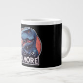 T-Rex Gamer No More Design Grote Koffiekop (Voorkant rechts)
