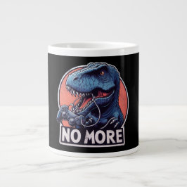 T-Rex Gamer No More Design Grote Koffiekop