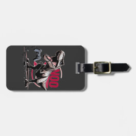 T-Rex Gamer Rage No More Design Bagagelabel