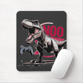 T-Rex Gamer Rage No More Design Muismat