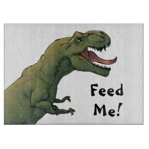 T-Rex Geef me eten! dinosaurus tyrannosaurus-tabel Snijplank