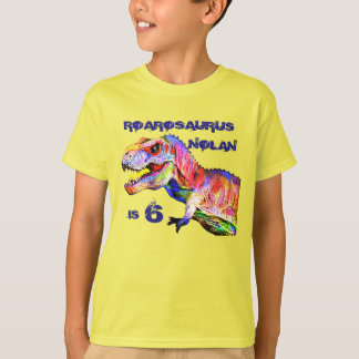 T-Rex Gepersonaliseerde Verjaardag Tshirt