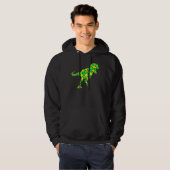 T Rex Gestippelde Internationale Stippen Dag Hoodie (Voorkant volledig)