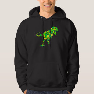 T Rex Gestippelde Internationale Stippen Dag Hoodie