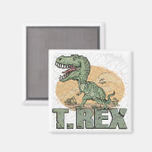T Rex Gift Ideeën van Mudge Studios Magneet (Voorkant / Achterkant)