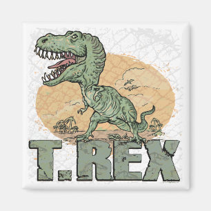 T Rex Gift Ideeën van Mudge Studios Magneet