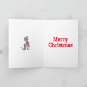 T Rex Grappig Feestelijk Stout of Braaf Dinosaurus Kaart (Binnen)