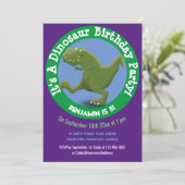 T Rex grappige cartoon illustratie Kaart (Staand voorkant)
