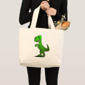 T-Rex Grote Tote Bag (Voorkant (product))