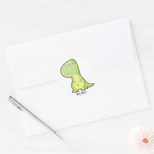 T-Rex GRR ARR Sticker (Envelop)