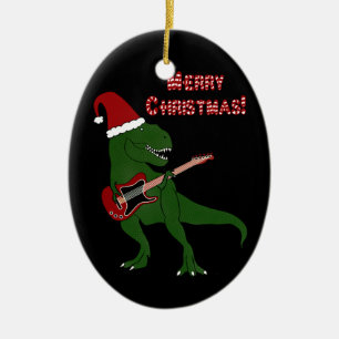 T-Rex Guitar Ornament
