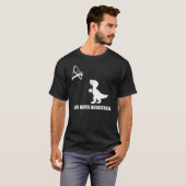 T-Rex haat Basketball Dark T-Shirt (Voorkant volledig)