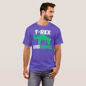 T-Rex haat Burpees Funny Burpee Gezegde Funny T-shirt (Voorkant volledig)