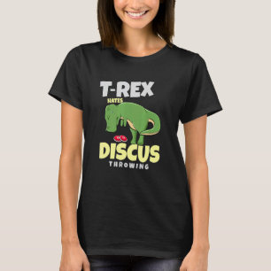 T Rex Haat Discuswerpen Atletiek Werpen T-shirt