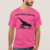 T-Rex haat druppeltjes T-shirt (Voorkant)