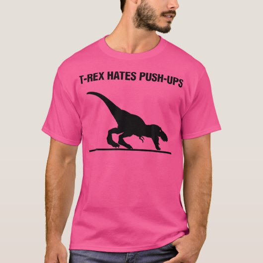T-Rex haat druppeltjes T-shirt (Voorkant)