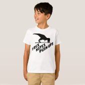 T-Rex haat druppeltjes T-shirt (Voorkant volledig)