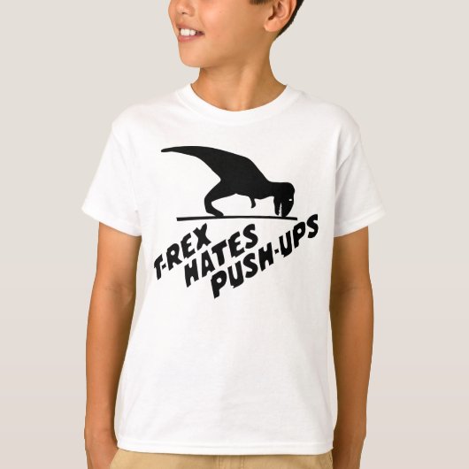 T-Rex haat druppeltjes T-shirt (Voorkant)