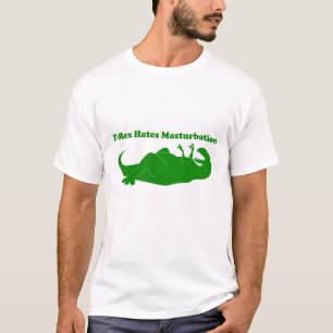 T-Rex haat het T-shirt van Masturbation Lite