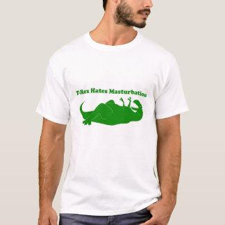 T-Rex haat het T-shirt van Masturbation Lite