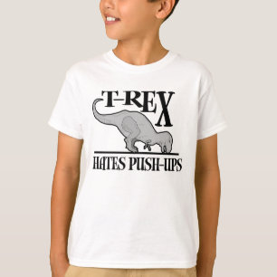 T-Rex haat Push-UPS $20,95 Kinder T-shirt