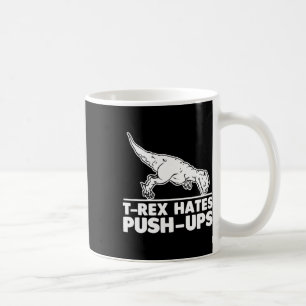 T-rex haat push-ups Funny Fitness Workout Cool Gy Koffiemok